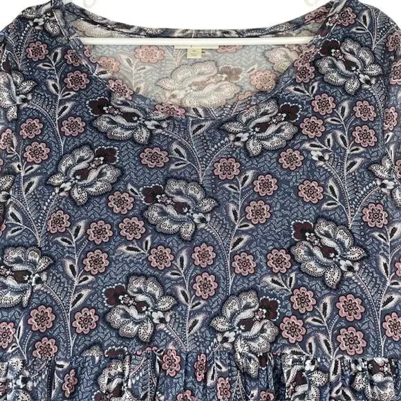 Style & Co. Mid-Length Dress W/ 3/4 Sleeves Round/Neck Line - Picture 3 of 5